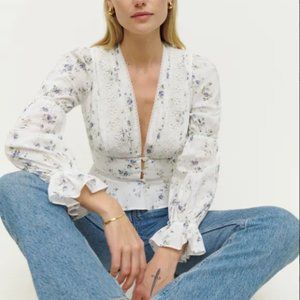 Reformation Meadowlark Top Size 4